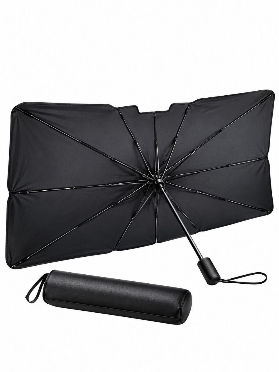 Car Windshield Sun Shade Umbrella – Foldable Heat & Sun Protection