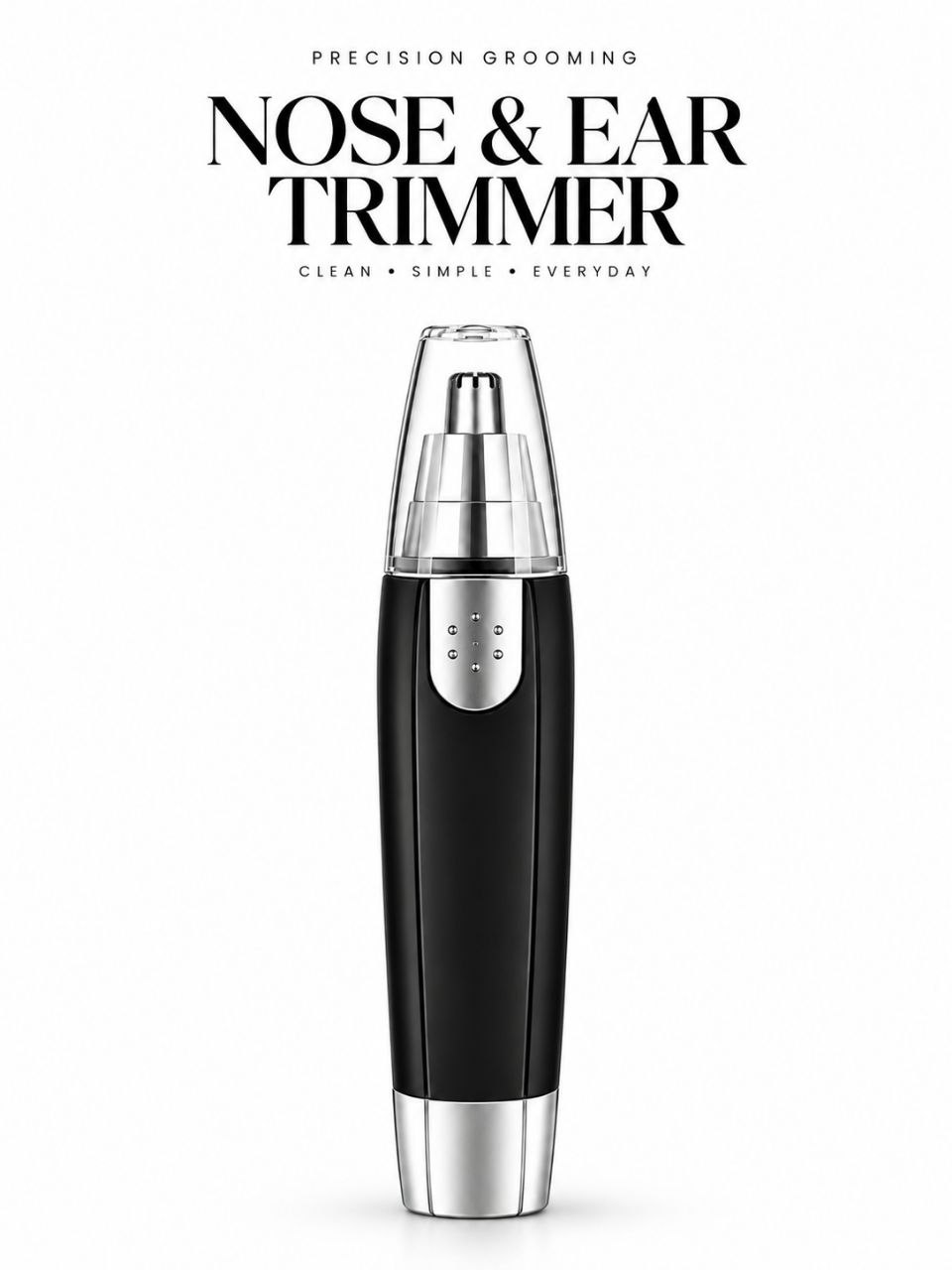 3-in-1 Nose, Ear & Eyebrow Trimmer – Precision Personal Groomer