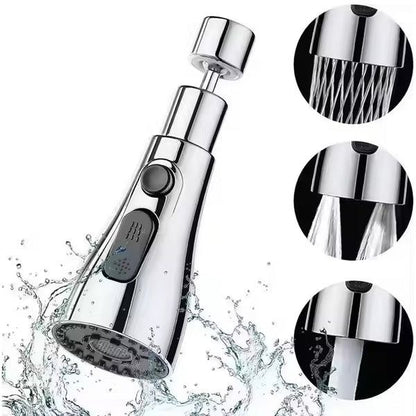 3-in-1 360° Rotating Kitchen Faucet Sprayer – Multi-Function Tap Attachment