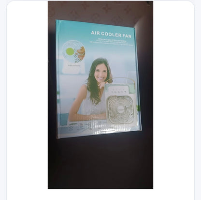 Portable Air Conditioner Fan 7 Color Changing Light (Big 1 Pc)