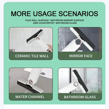 4707 Portable Self-squeeze Short Mop Mini Hand Wash-free Strong Absorbent Mop With 1 Cotton Head Cleaning Sponge For Bathroom Kitchens Table