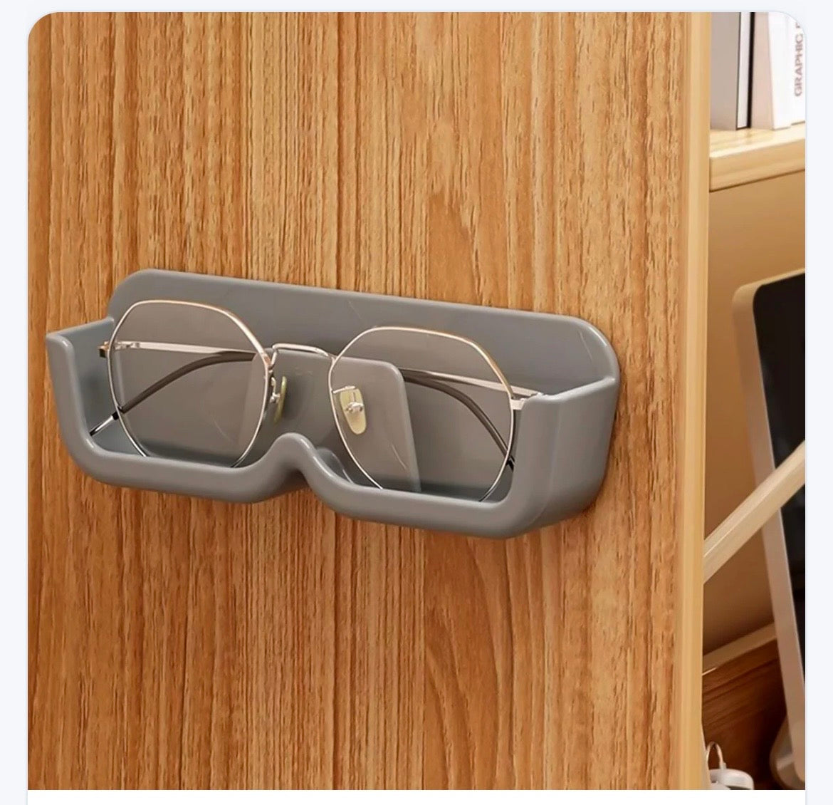 Adhesive Wall Mounted Glasses Holder – No-Drill Eyewear Organizer