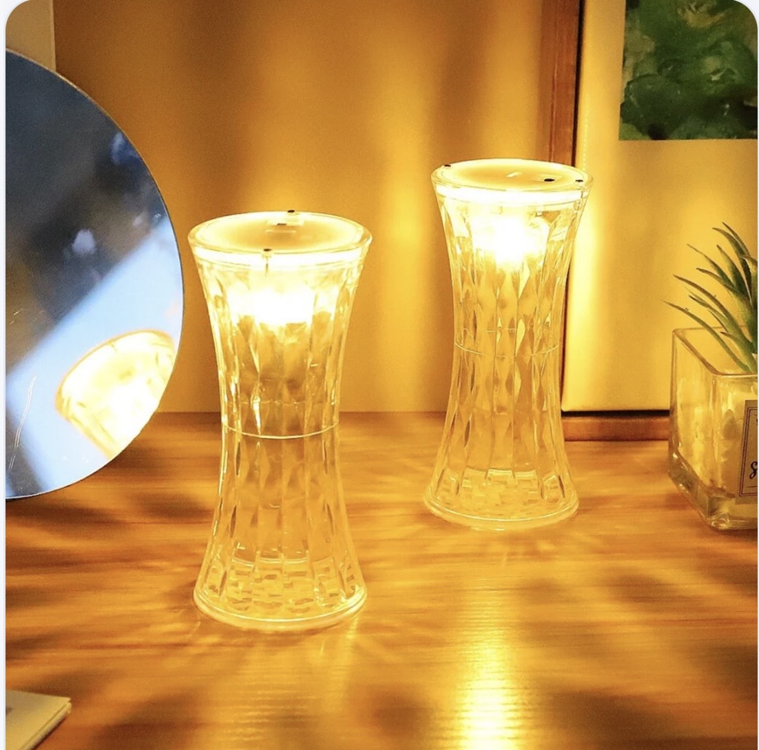 Crystal Lamp Universal Night Light Soft Lighting (1 Pc)