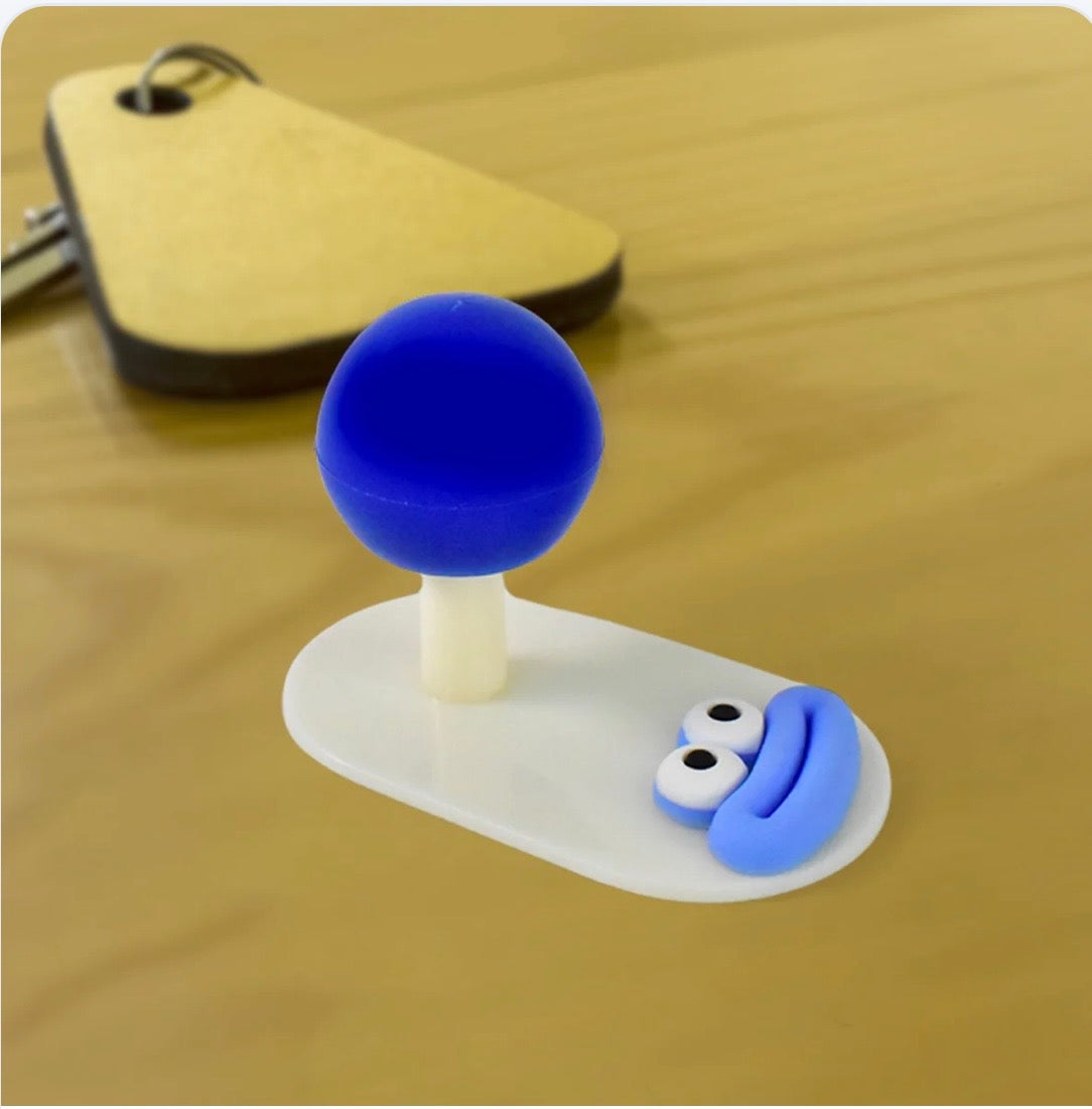 Cartoon Ball Shape Self-Adhesive Wall Hook – Colorful Hook (1 Pc)