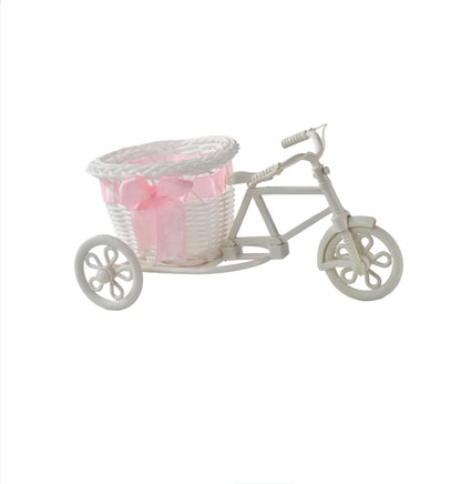 Decorative Tricycle Flower Basket – Mini Cycle Home Decor & Gift Holder