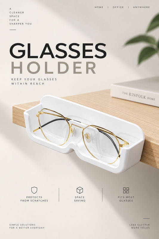 Eyeglasses Holder Stand – Space-Saving Glasses Organizer Tray