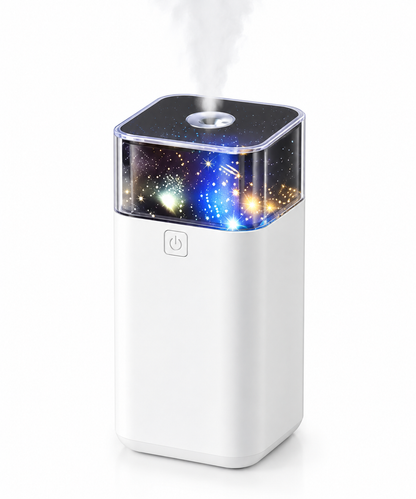 Star Light Projector Humidifier – USB Powered 2-in-1 Night Light