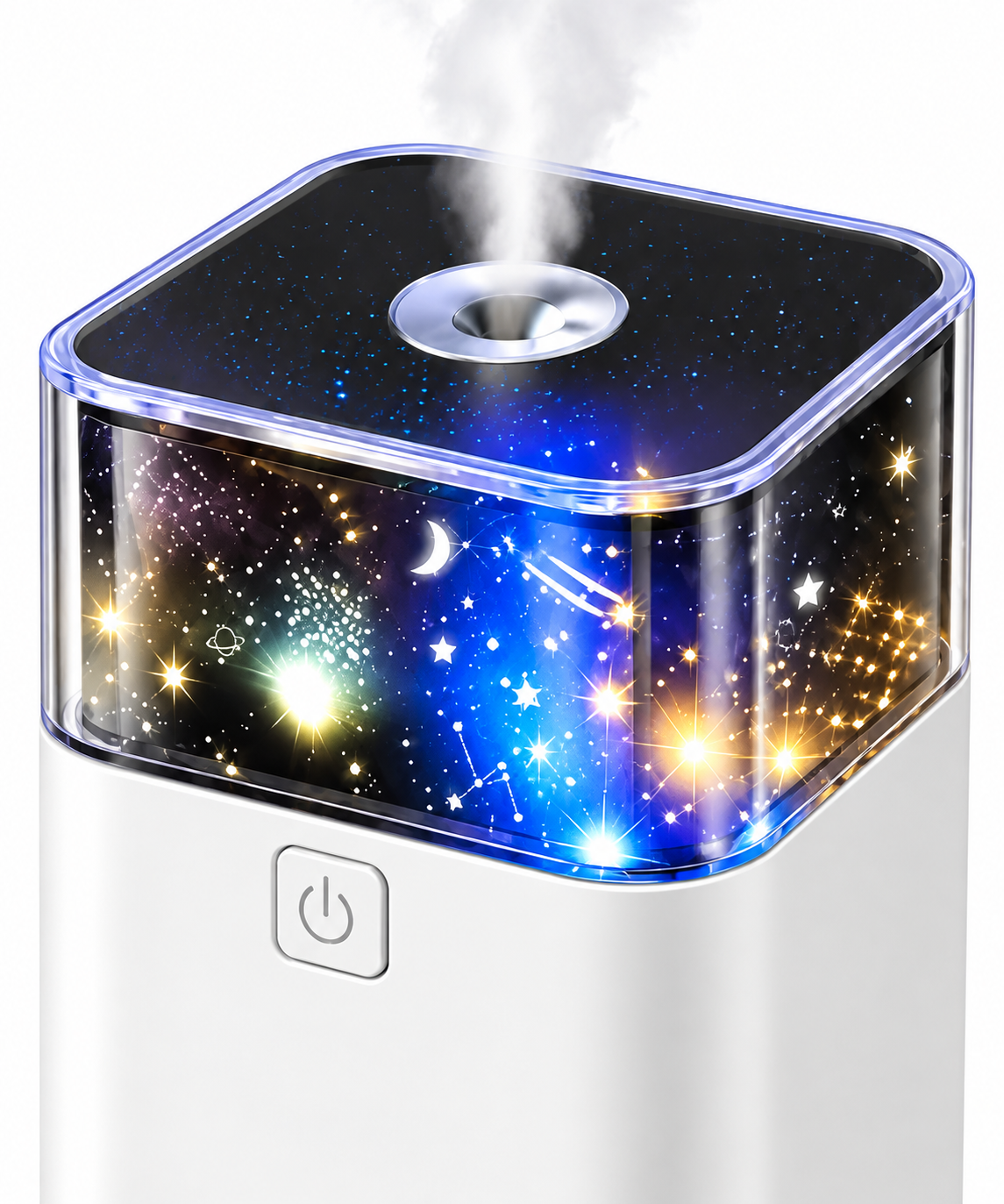 Star Light Projector Humidifier – USB Powered 2-in-1 Night Light