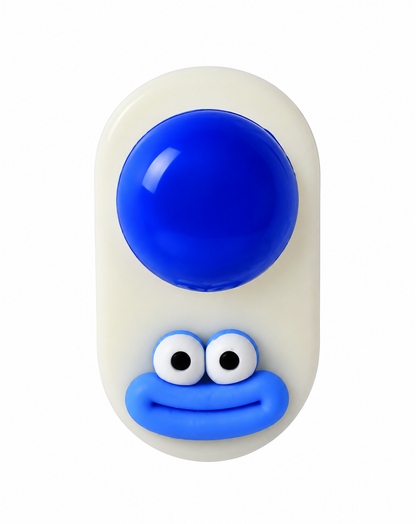 Cartoon Ball Shape Self-Adhesive Wall Hook – Colorful Hook (1 Pc)