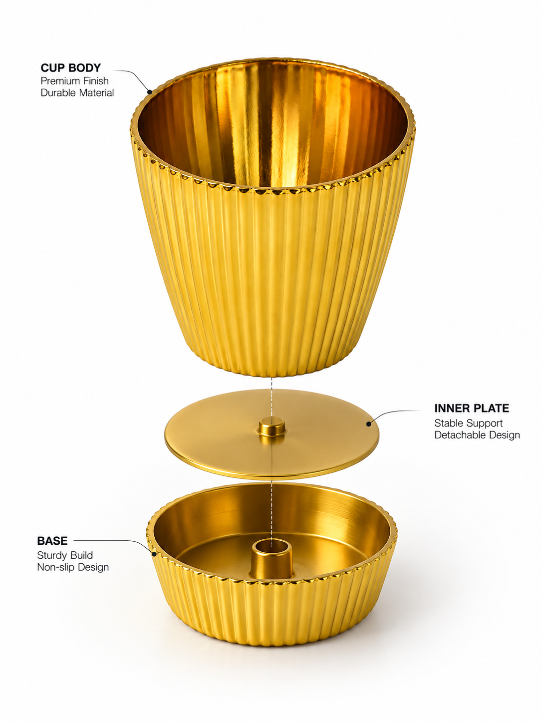 Plastic Flower Pot Valencia – Decorative Home & Outdoor Planter (1 Pc)