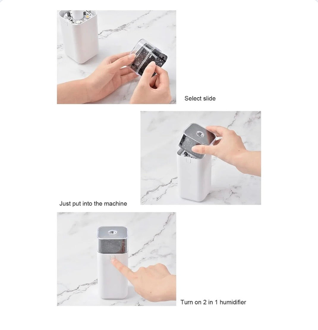 Star Light Projector Humidifier – USB Powered 2-in-1 Night Light