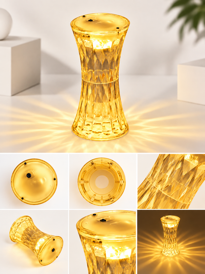 Crystal Lamp Universal Night Light Soft Lighting (1 Pc)