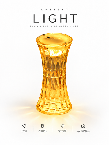 Crystal Lamp Universal Night Light Soft Lighting (1 Pc)