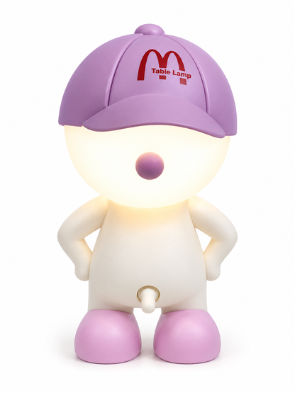 Cute Cartoon LED Table Lamp – Soft Warm Light Night Lamp for Bedroom & Home Decor