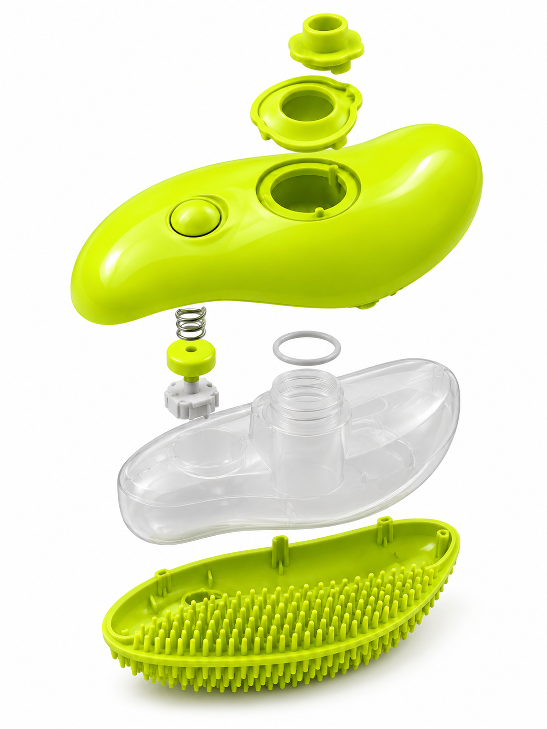 2-in-1 Refillable Pet Grooming & Massage Brush – Water Spray Hair Remover for Cats & Dogs