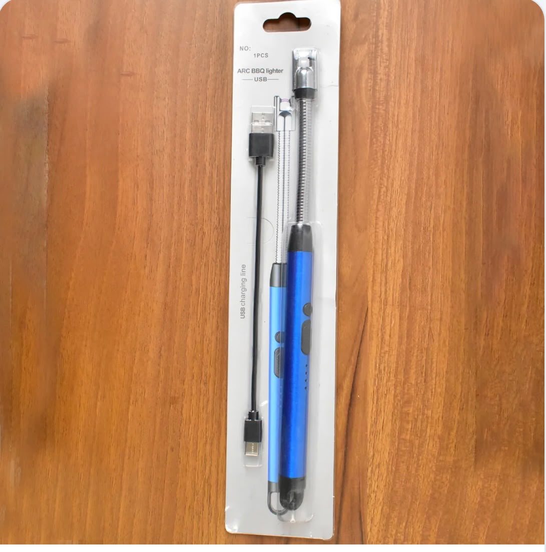 USB Rechargeable Plasma Arc Lighter – 360° Flexible Neck