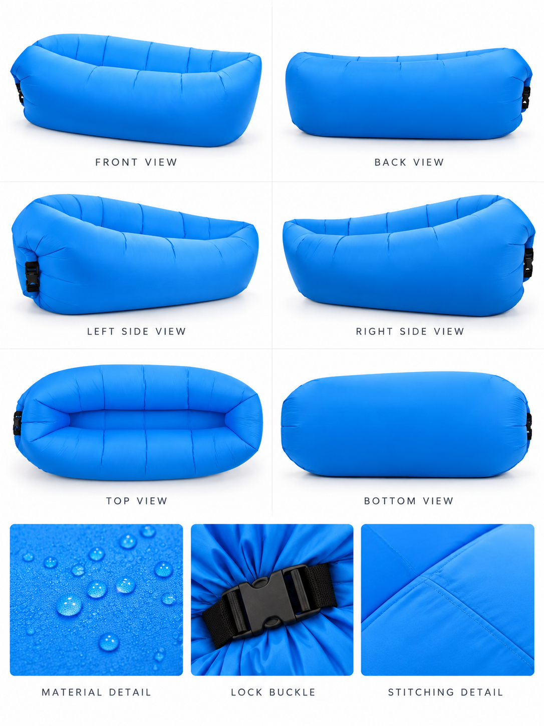Inflatable Air Lounger – Portable Outdoor Sofa | Lightweight Camping & Beach Chair