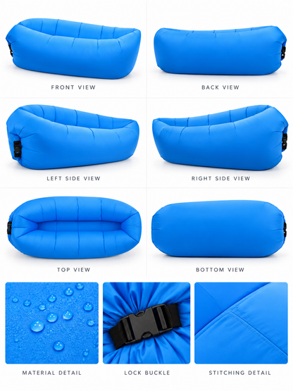 Inflatable Air Lounger – Portable Outdoor Sofa | Lightweight Camping & Beach Chair